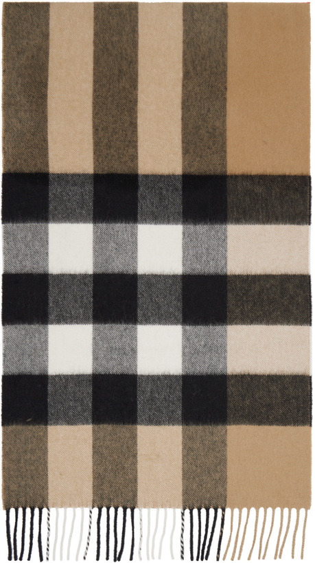 Photo: Burberry Beige Check Cashmere Scarf