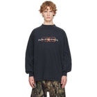 Balenciaga Black 'BB' Stencil T-shirt