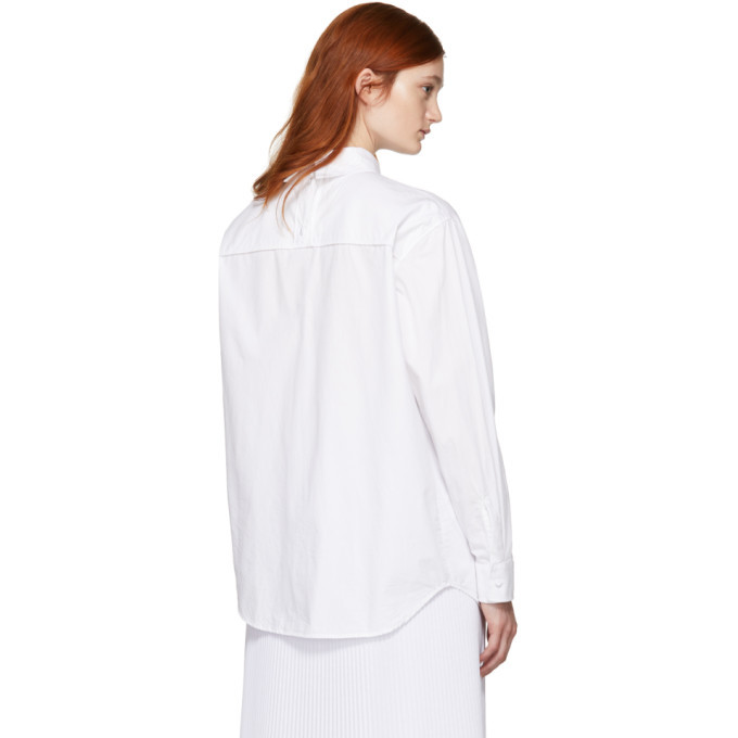 Cedric Charlier White Asymmetric Shirt