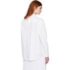 Cedric Charlier White Asymmetric Shirt