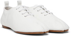 Maison Margiela White Tabi Jazz Lace-up Derbys