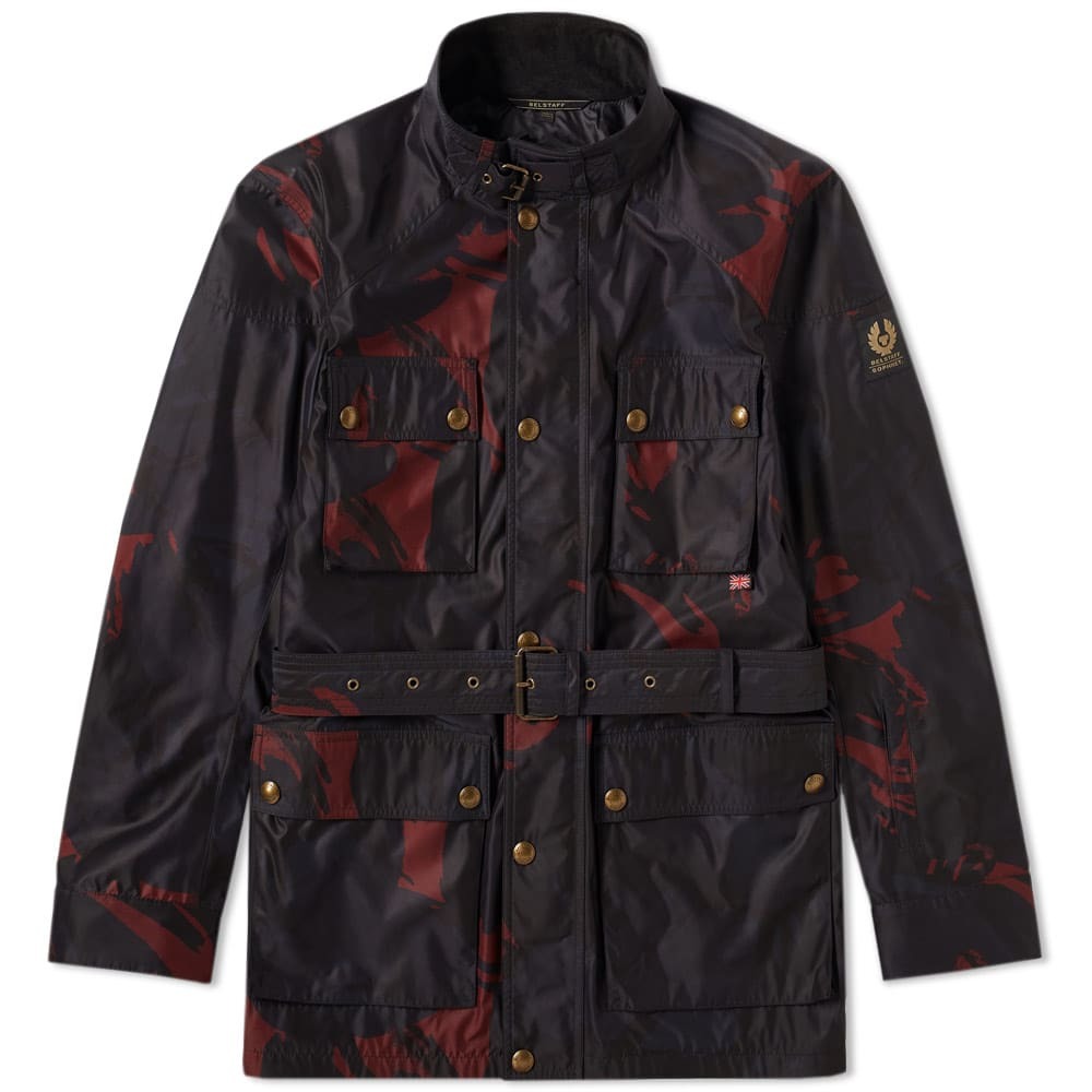 Belstaff x SOPHNET. Roadmaster Camo Jacket Red SOPHNET.