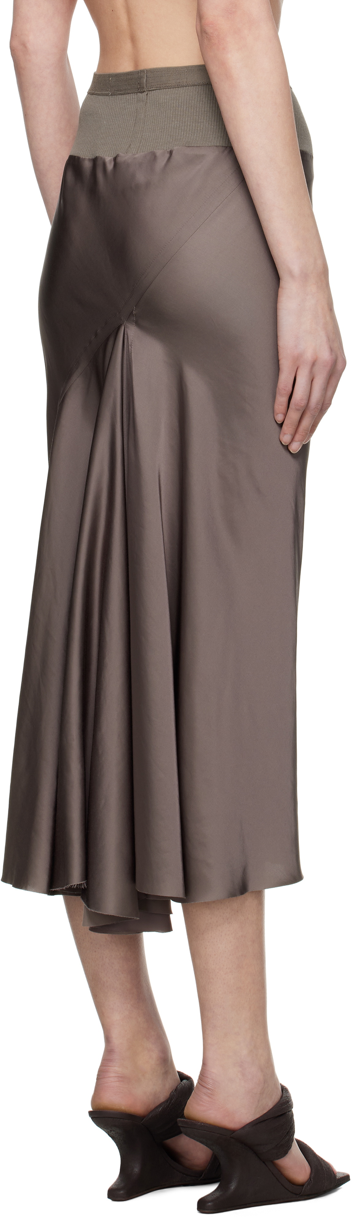 Knee Bias Skirt Heavy Cady