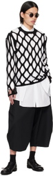 Black Comme des Garçons Black Cutout Sweater