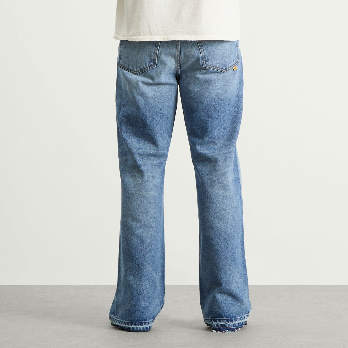 Gallery Dept Men's . Melrose Washed Indigo Jeans in Medium Washed Indigo