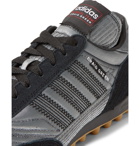 adidas Consortium - Craig Green Kontuur III Suede and Metallic Canvas Sneakers - Black