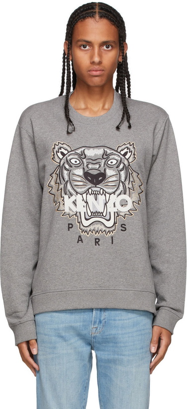 Photo: Kenzo Grey Original Tiger Sweatshirt