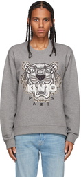 Kenzo Grey Original Tiger Sweatshirt