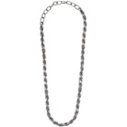 Bottega Veneta Silver Curb Necklace