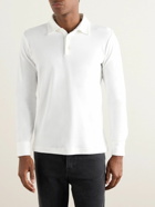 Incotex - Slim-Fit Cotton-Jersey Polo Shirt - White