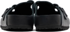 Birkenstock Black Regular Boston Slip-on Loafers