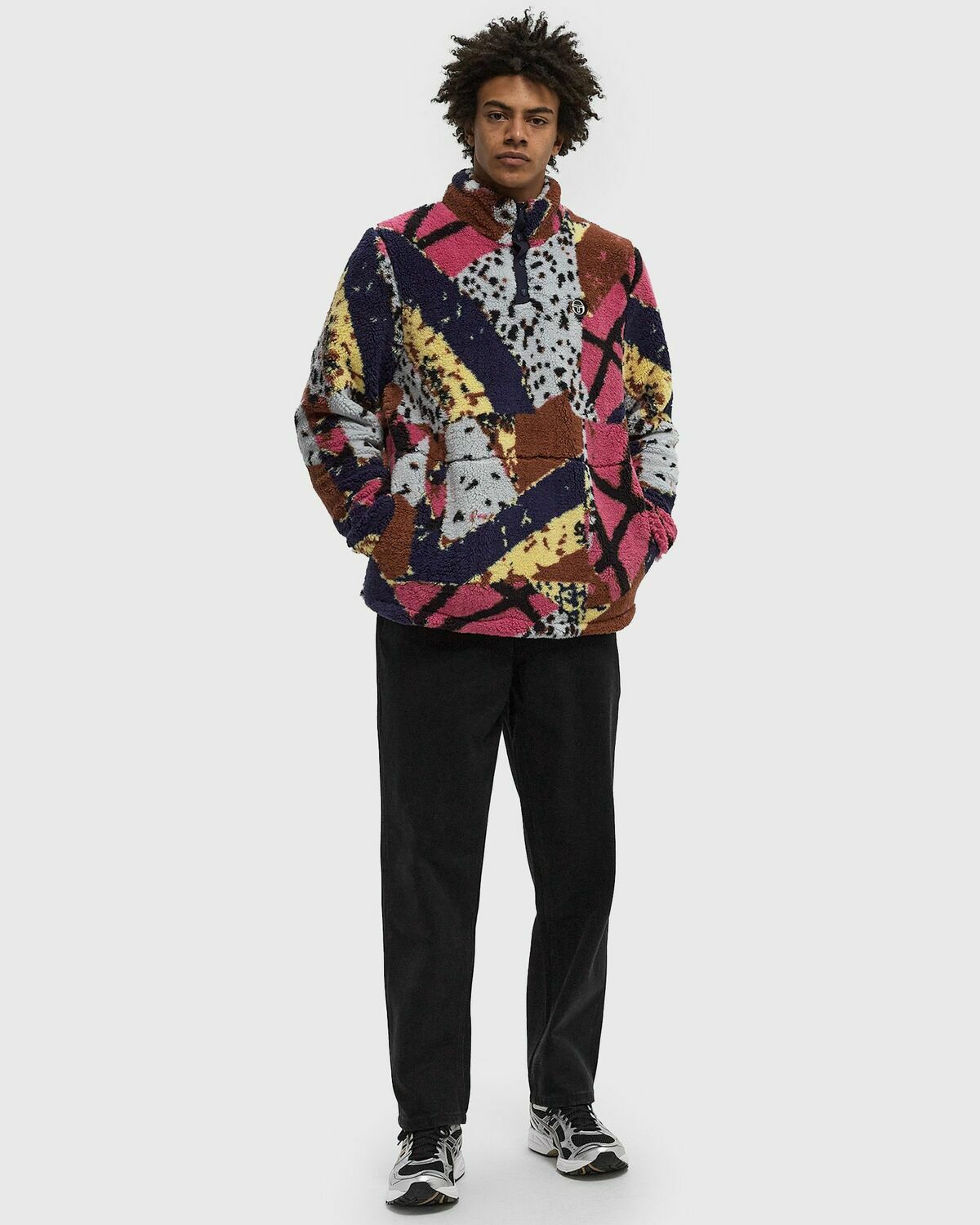 Sergio Tacchini GOLDBERG BORG FLEECE Multi-color Mens Fleece Jacket