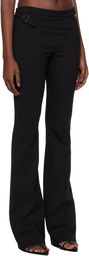 Courrèges Black Tailored Slash Trousers