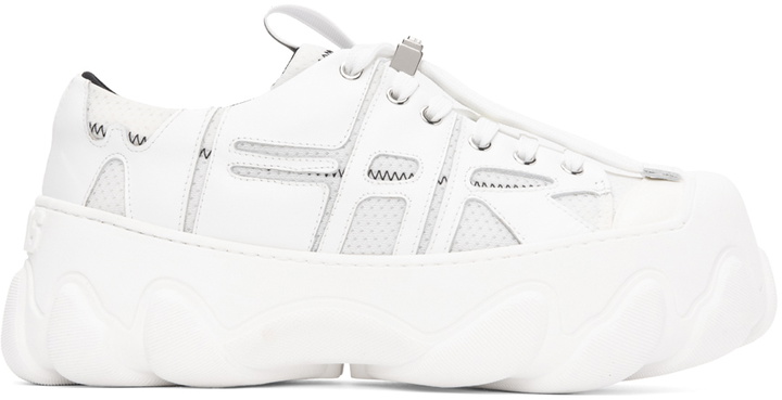 Photo: GCDS White IBEX Sneakers