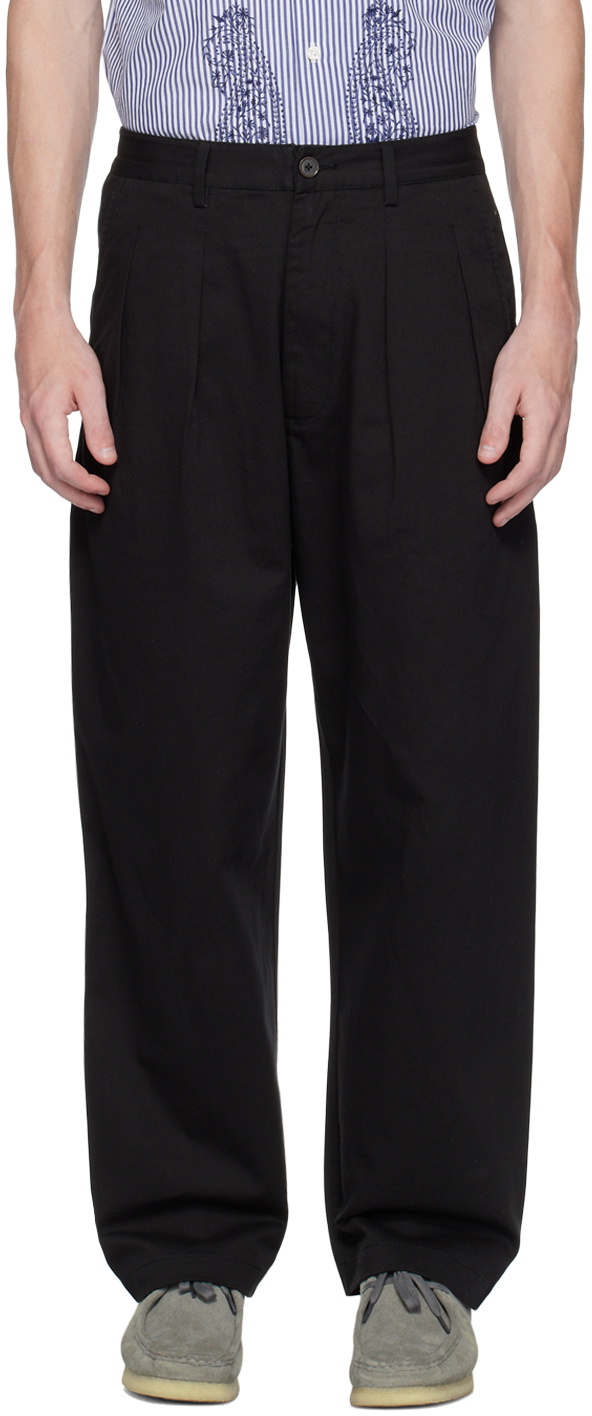0040~double pleat trousers