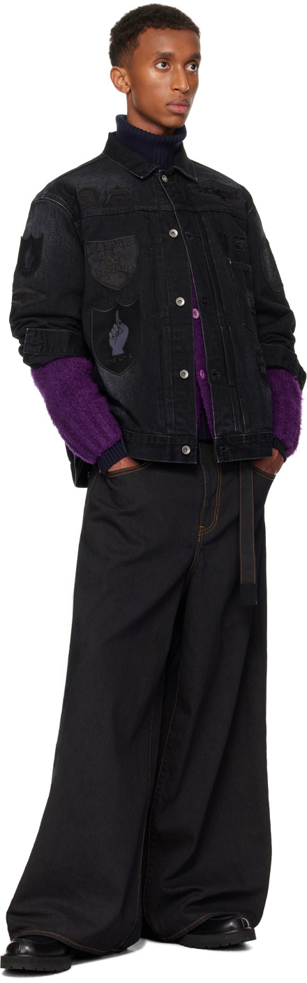 sacai Black Gonz BEYONDEXX Denim Jacket Sacai