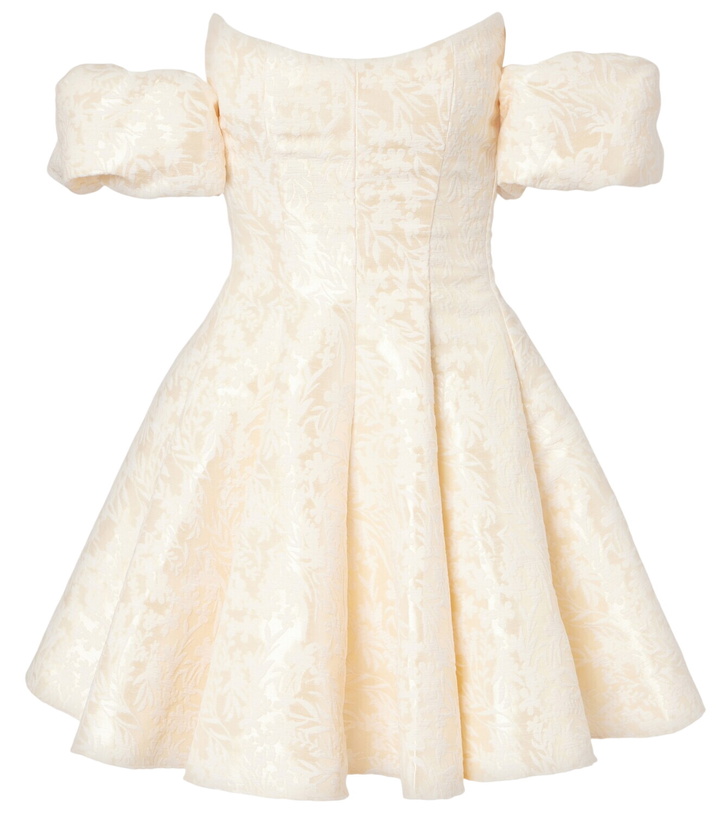 Photo: Markarian Selene off-shoulder minidress