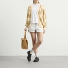 TOGA ARCHIVES Women's TOGA Checkered Knit Cardigan in Beige