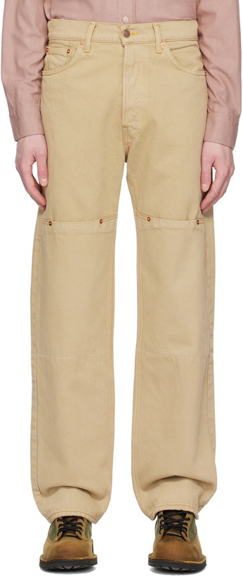 Photo: CARSON WACH Beige 'The Original 333' Jeans