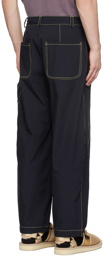 paria /FARZANEH Black Galaxy Knee Trousers