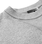 Isabel Marant - Mike Flocked Cotton-Blend Jersey Sweatshirt - Gray