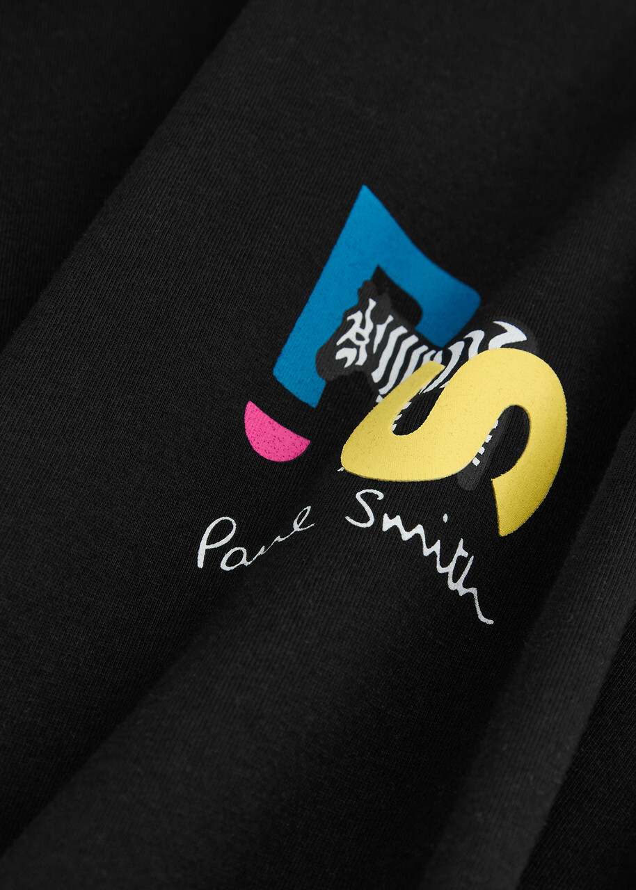 PS Paul Smith Logo-printed Cotton T-shirt Black
