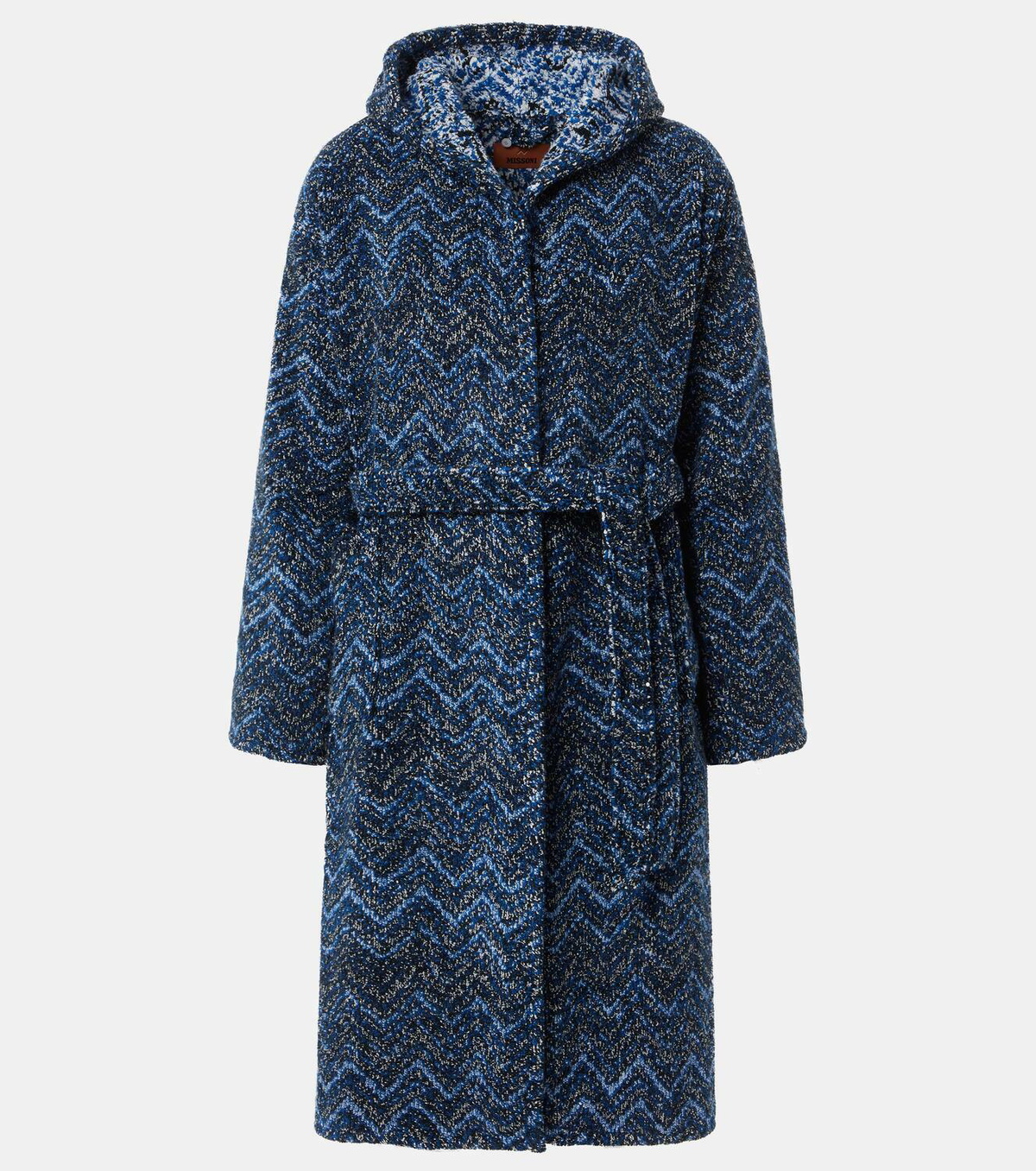 Missoni Azul Zigzag cotton terry bathrobe