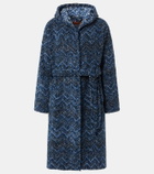 Missoni Azul Zigzag cotton terry bathrobe