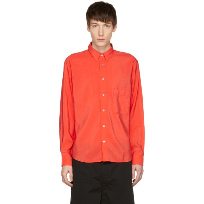Photo: Lemaire Red One-Pocket Shirt