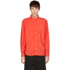 Lemaire Red One-Pocket Shirt
