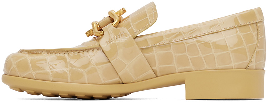 Bottega Veneta Beige Monsieur Loafers
