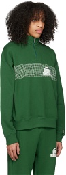 Lacoste Green Printed Sweatshirt