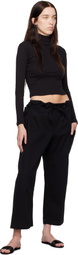 Gil Rodriguez Black 'The Lou' Lounge Pants