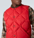 RRL Quilted twill vest