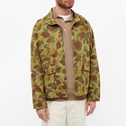 Nigel Cabourn Men's Flight Shirt Jacket in Camo