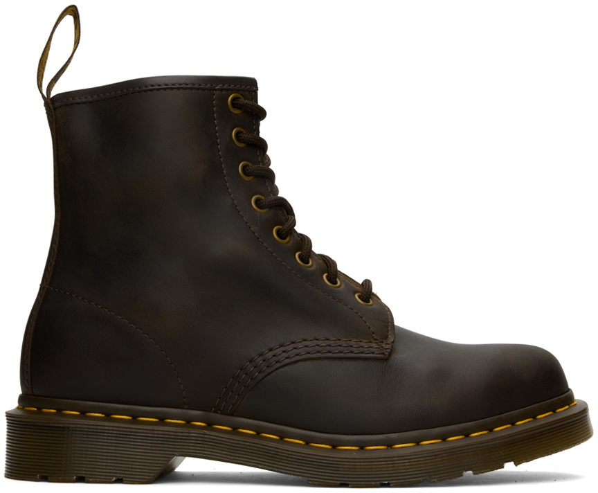 1460 dr martens brown best sale