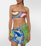 Pucci Printed cotton beach cover-up