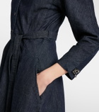 'S Max Mara Ambra denim wrap dress