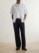 NN07 - Striped Cotton-Poplin Shirt - Blue
