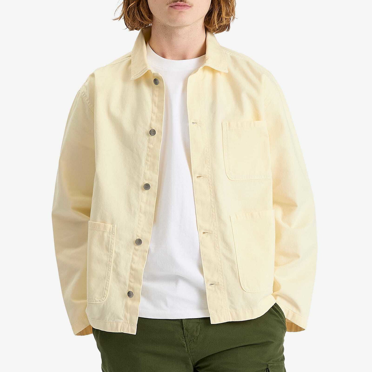 Edwin Men's Trembley Jacket in Whisper White