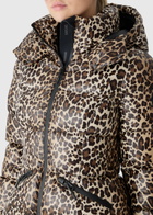 Mackage Cheryl Cheetah-print Padded ski Jacket Brown