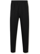 adidas Sport - Tapered Cotton-Blend Yoga Sweatpants - Black