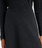 Jardin des Orangers Wool and cashmere midi skirt