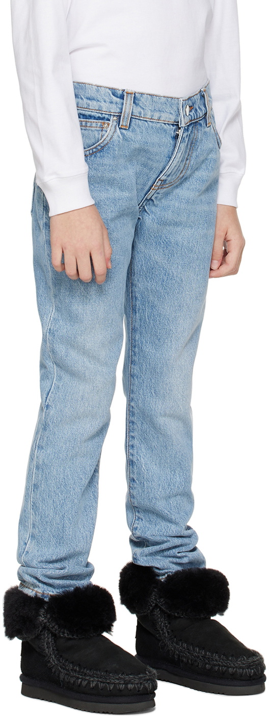 AMIRI Kids Blue Stack Jeans