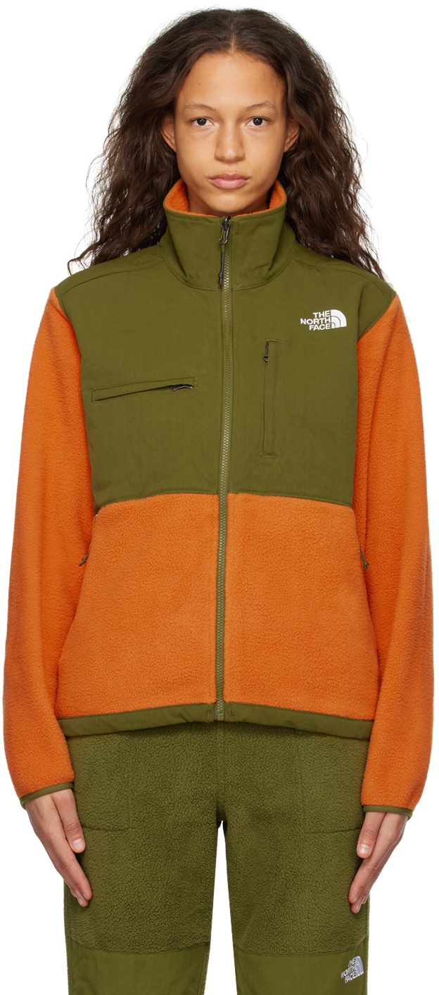 Photo: The North Face Orange & Green Denali Jacket