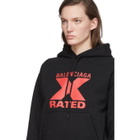 Balenciaga Black X-Rated Hoodie