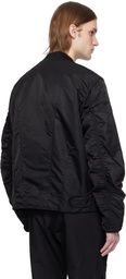 A. A. Spectrum Black Coressen Padded Reversible Jacket
