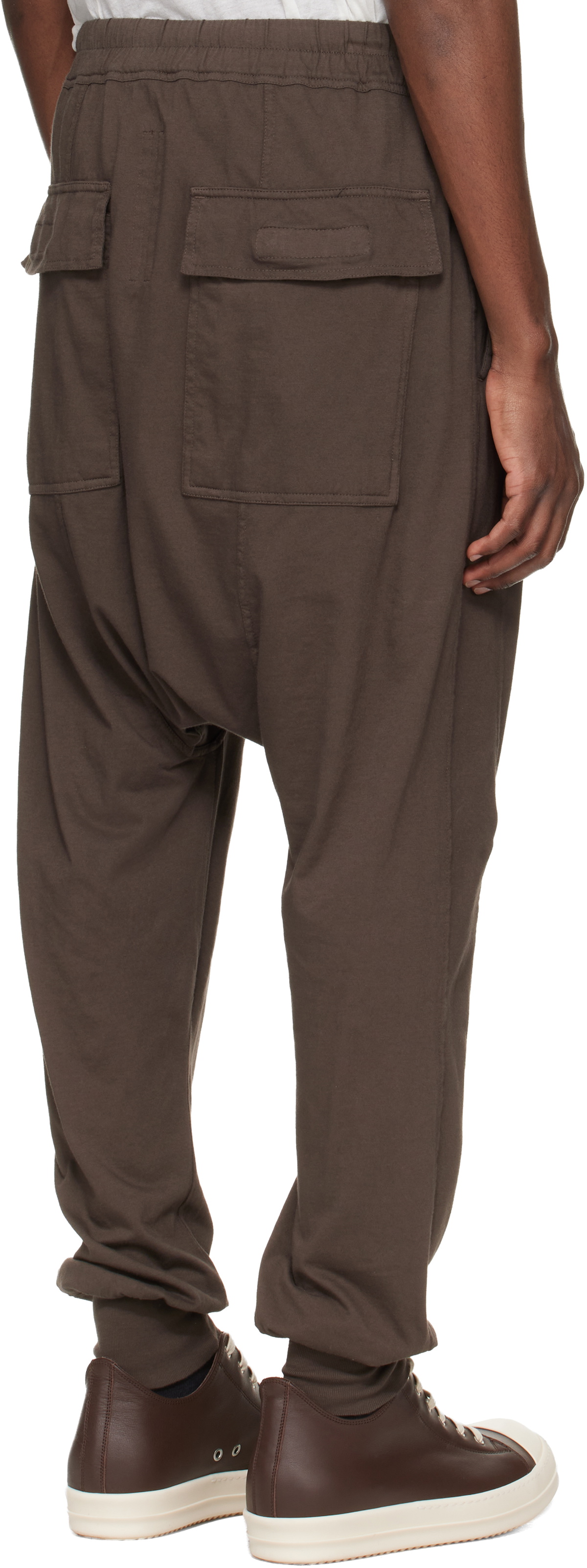 Rick Owens DRKSHDW Gray Temple Drawstring Sweatpants