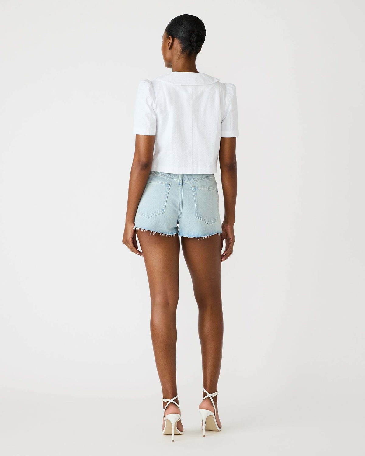Steve Madden Barrette Top in White