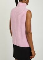 Lisa Yang Joceyline High-neck Cashmere Vest Light Pink